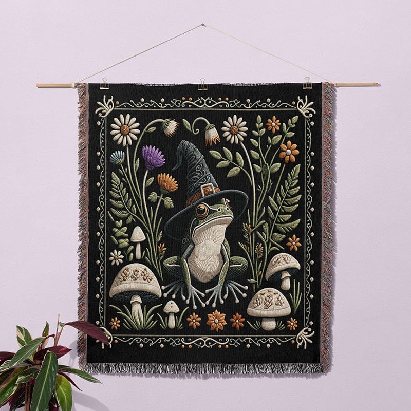 Wizard Frog Woven Blanket