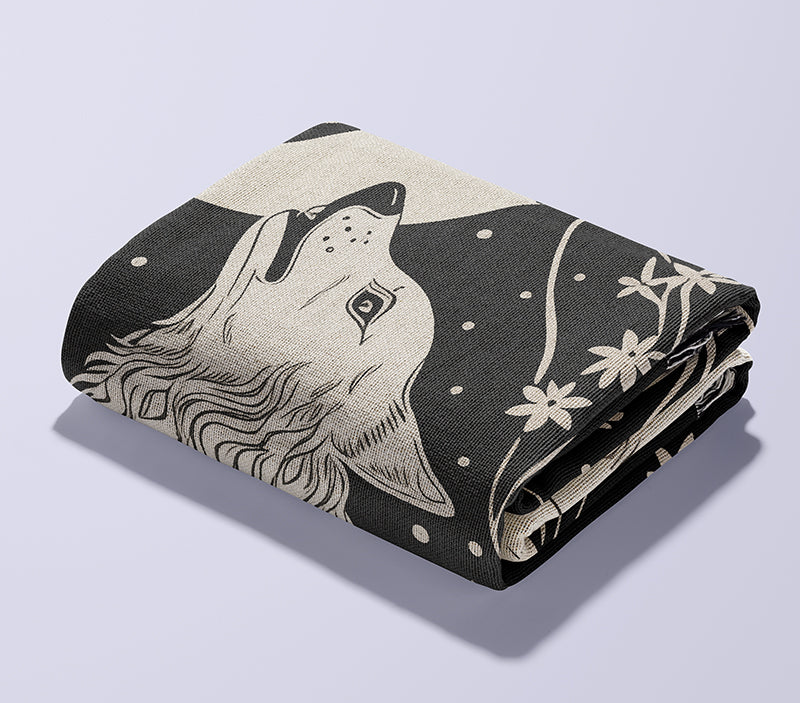 Wolves Woven Blanket