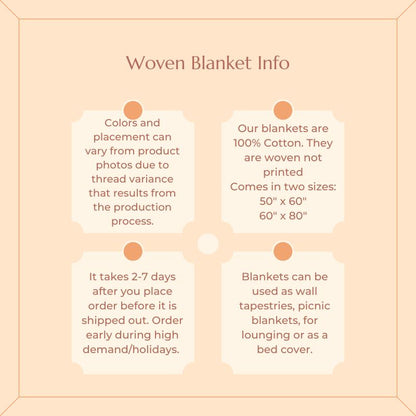 Wolves Woven Blanket