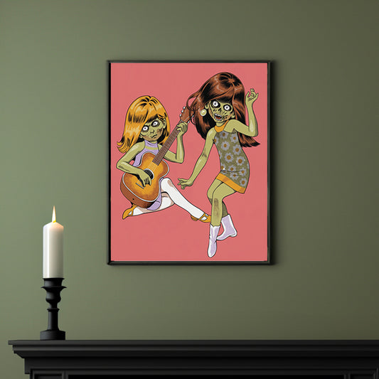 Zombie Beat Girls Poster