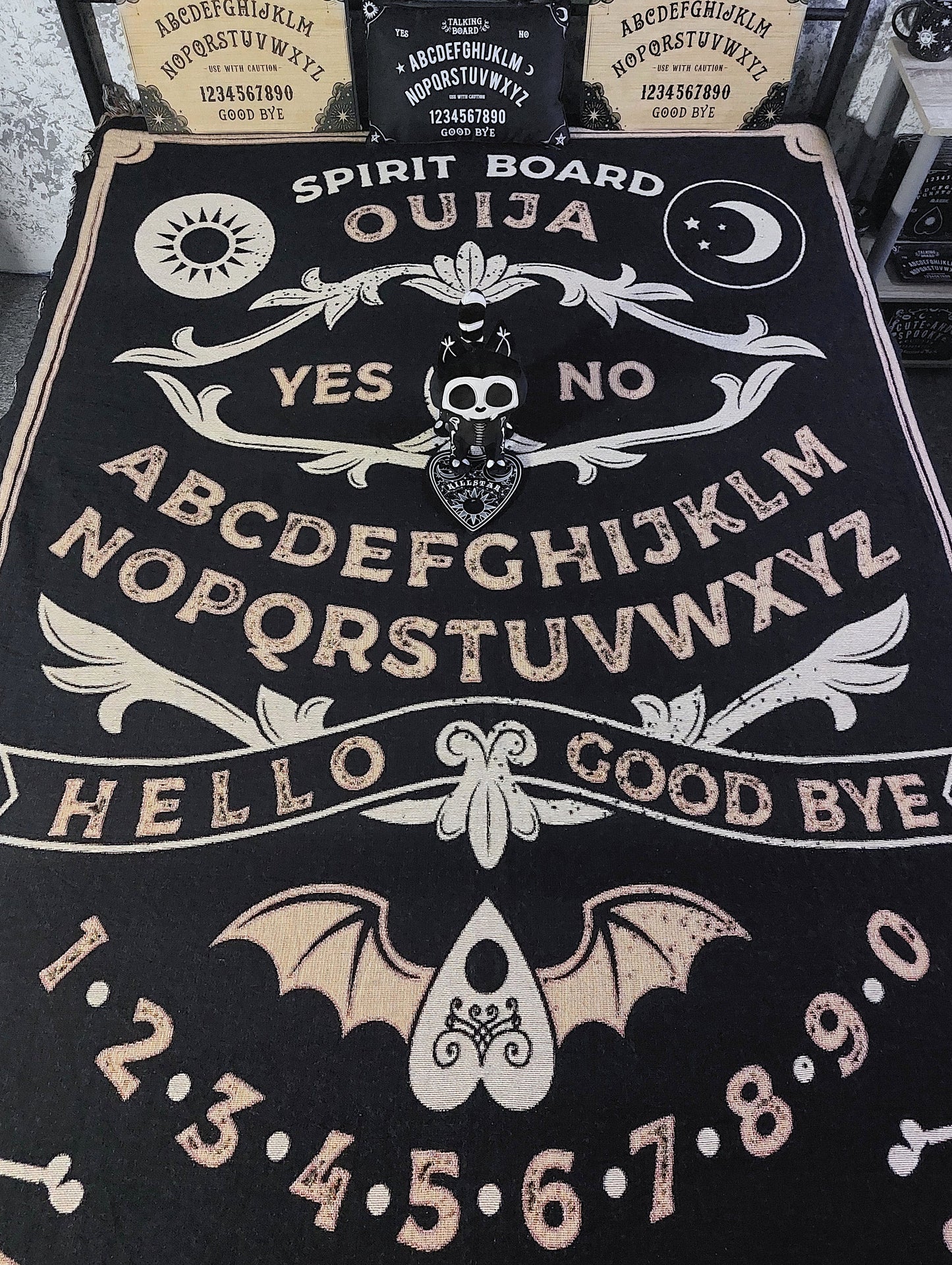 Ouija Board Woven Blanket