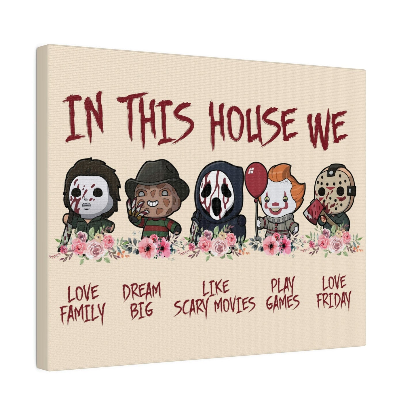 In this House Matte Canvas Wall Art
