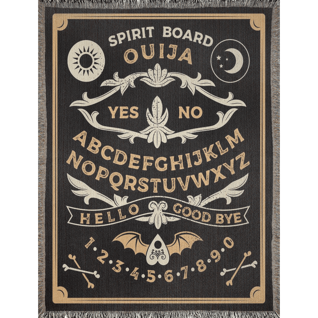 Ouija Board Woven Blanket