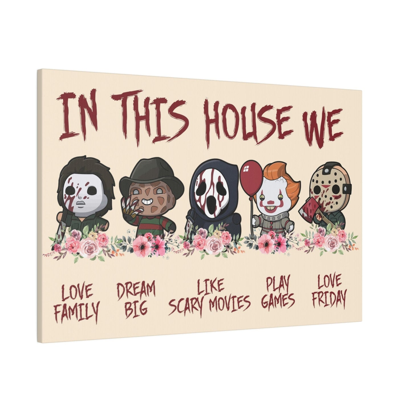 In this House Matte Canvas Wall Art
