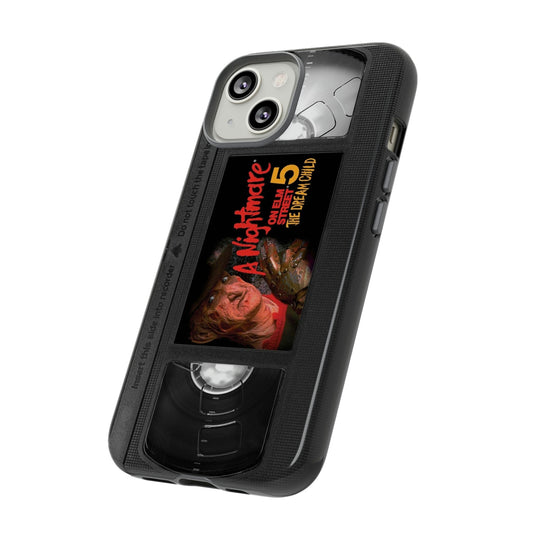 Nightmare 5 Impact Resistant VHS Phone Case