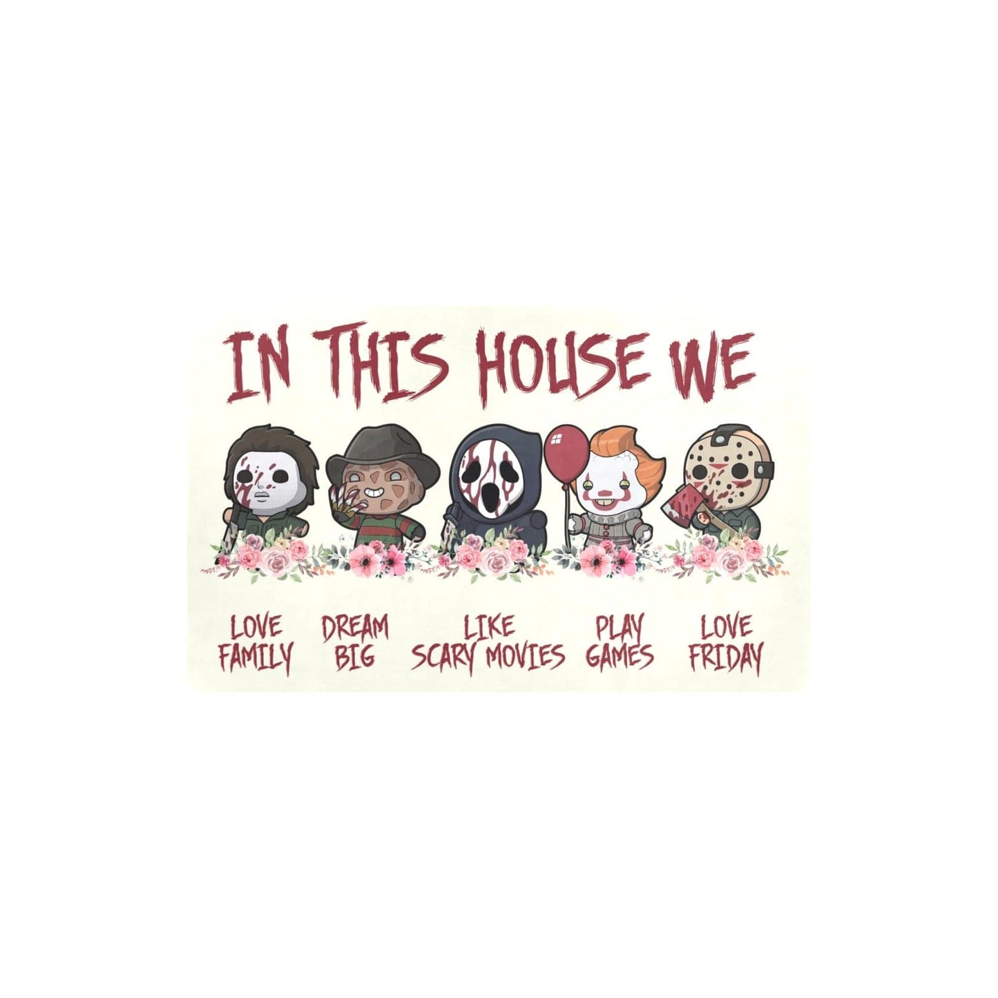 In This House Kitchen Mat 32"x20"