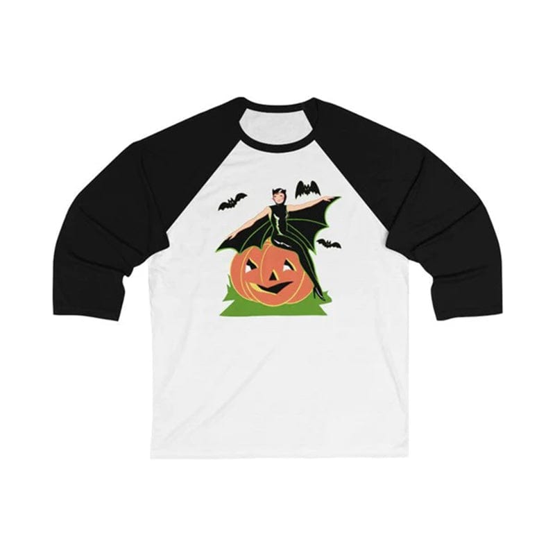 Batgirl 3/4 Sleeve Raglan Tee