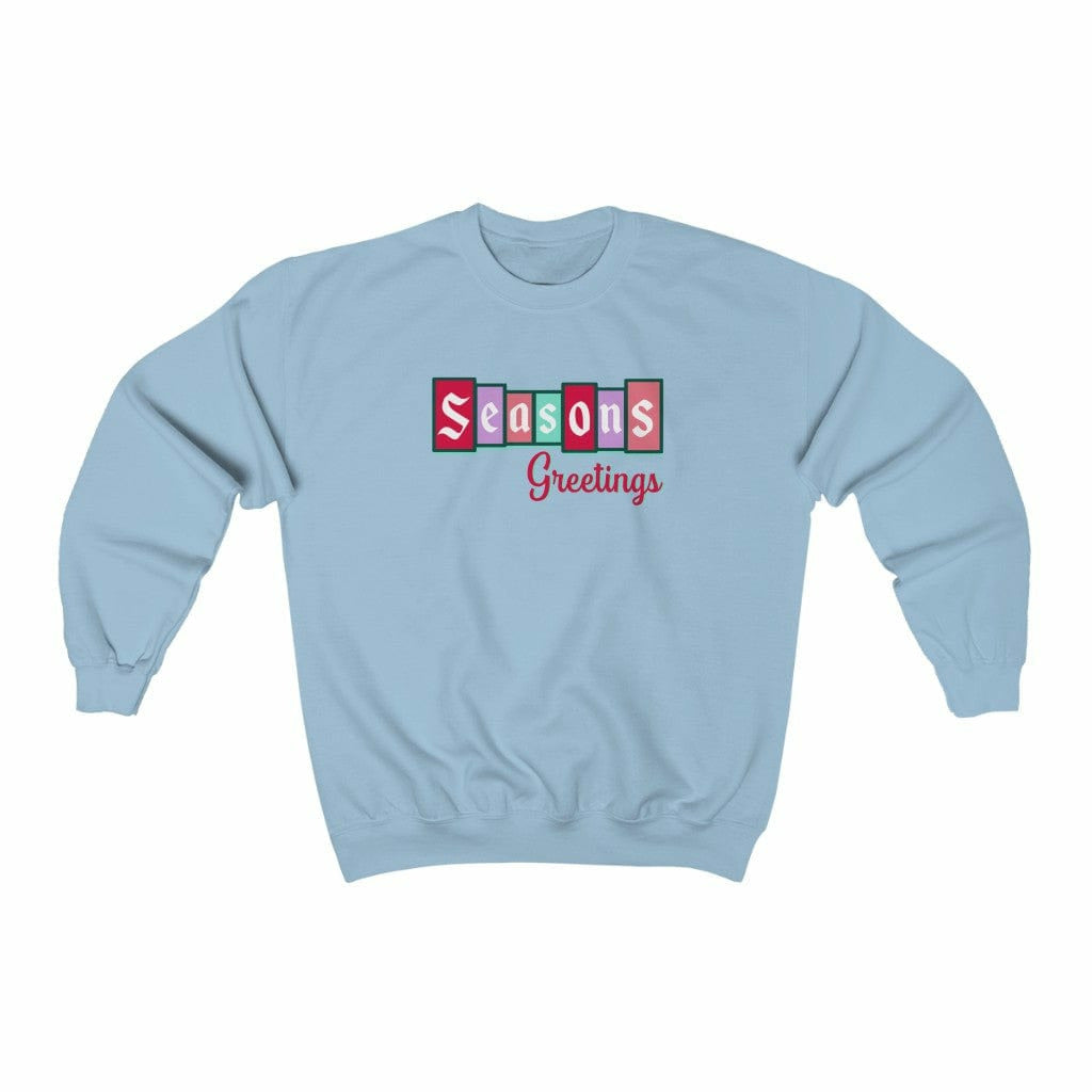 Retro Season's Greetings Magic Castle Crewneck Sweatshirt