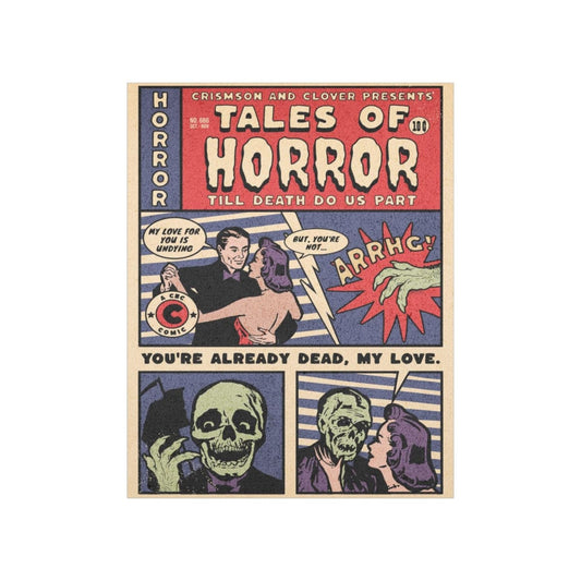 Horror Comic Poster Print