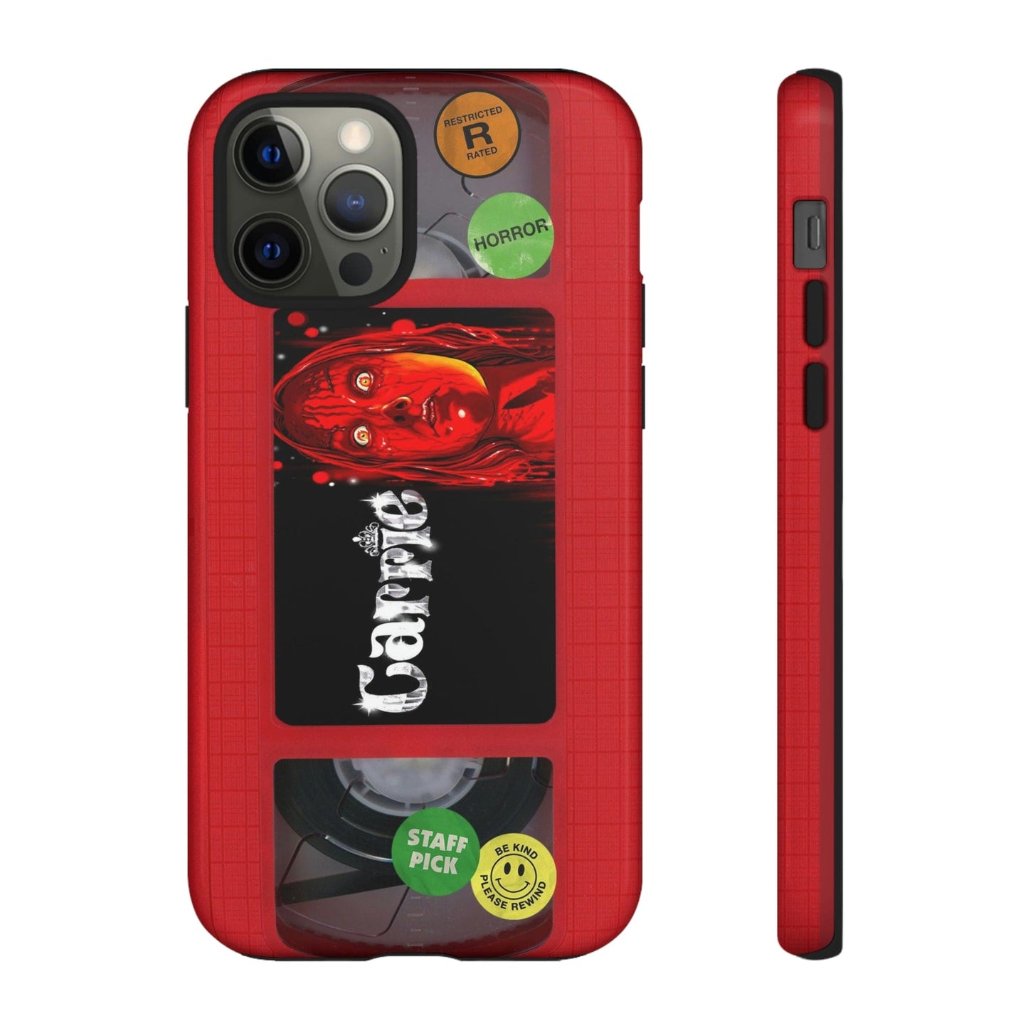 Carrie Red Edition Impact Resistant VHS Phone Case