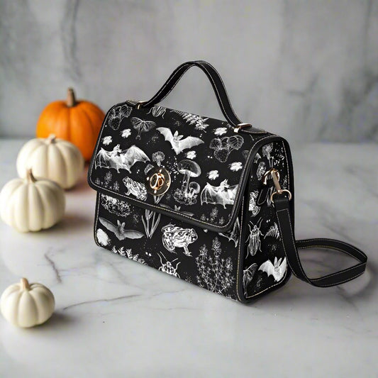 Dark Cottagecore Satchel Bag