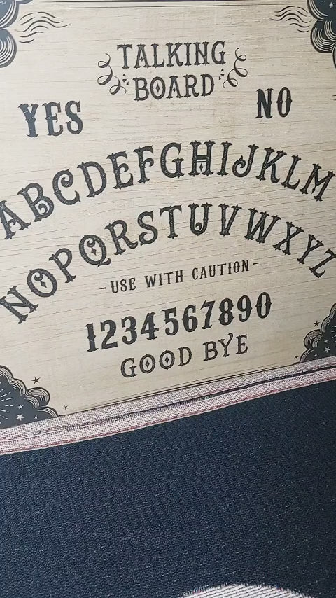 Ouija Board Woven Blanket