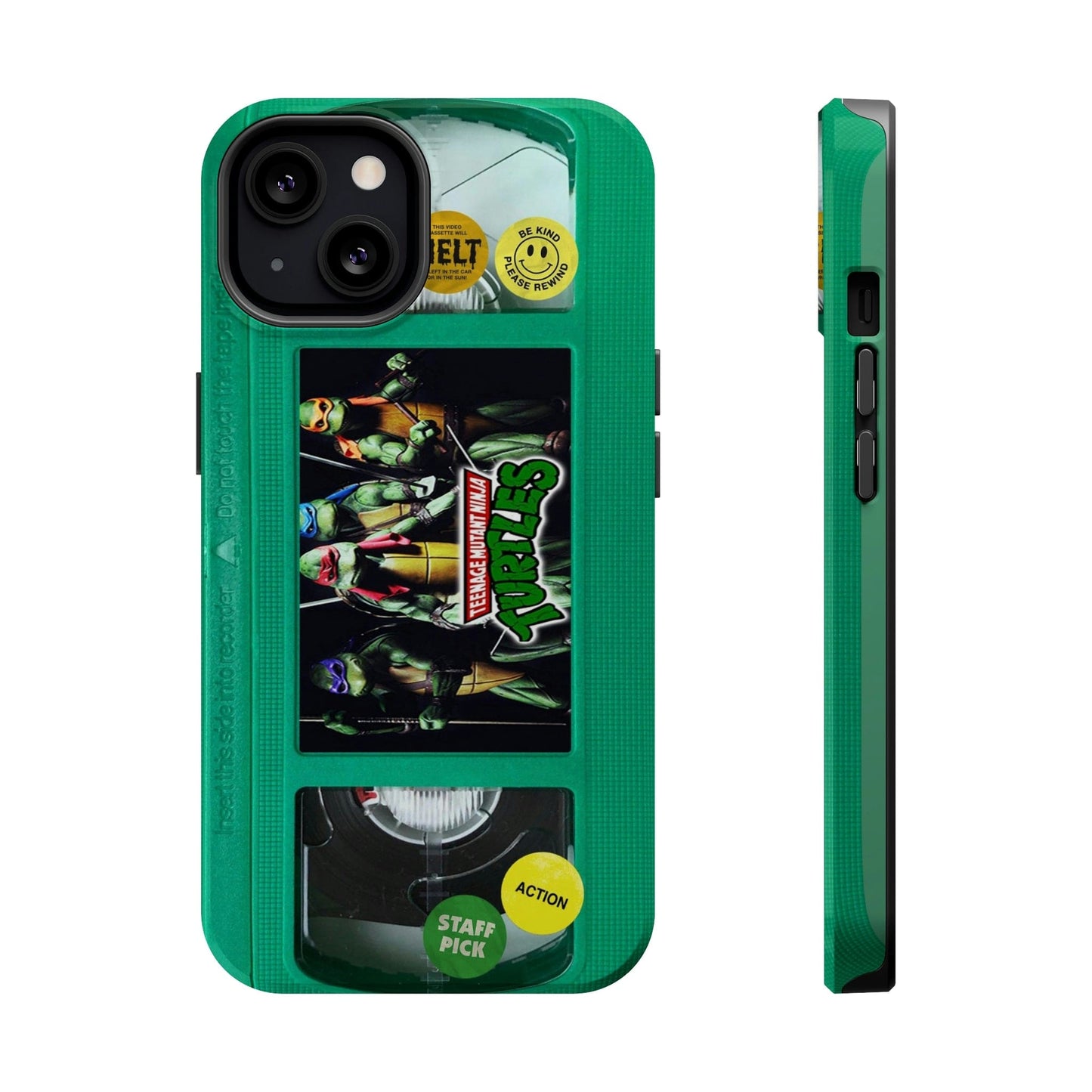 Teenage Turtles Green Edition MagSafe Impact Resistant VHS Phone Case