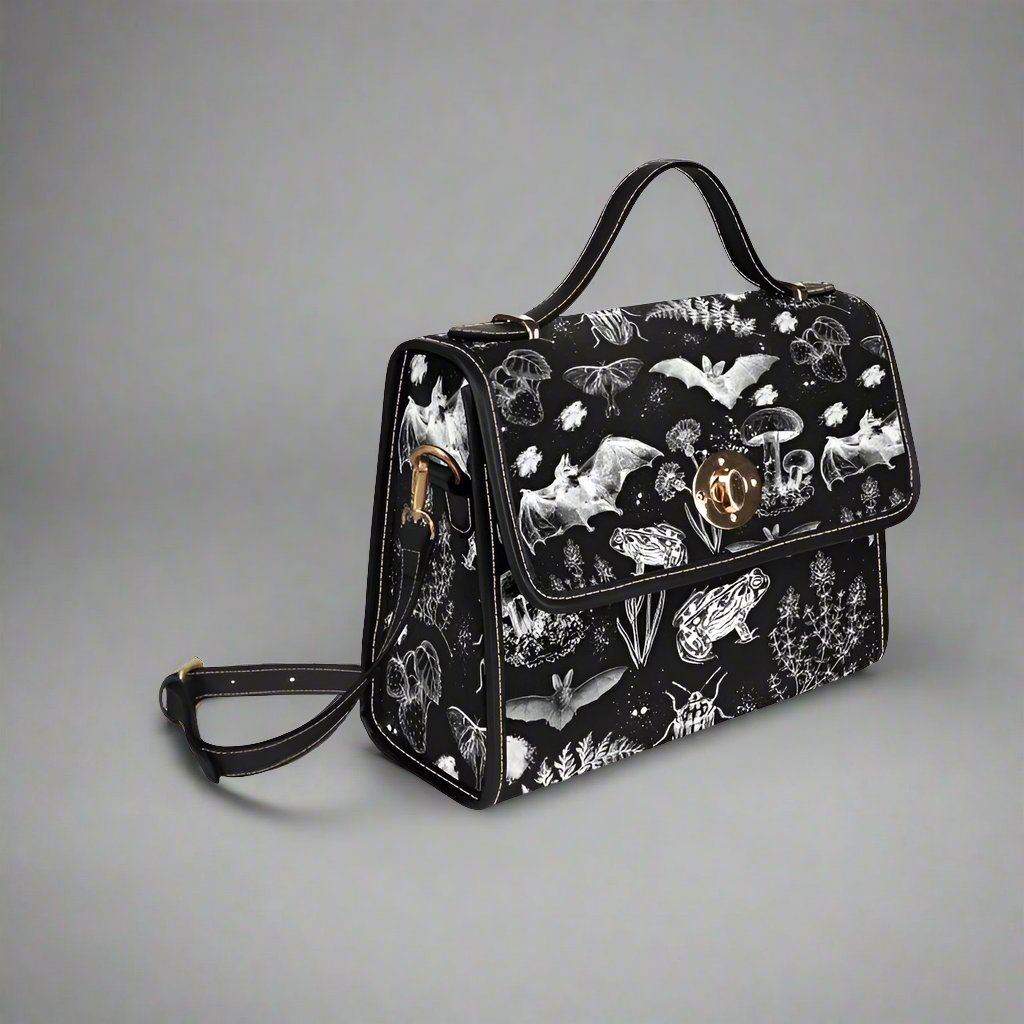 Dark Cottagecore Satchel Bag