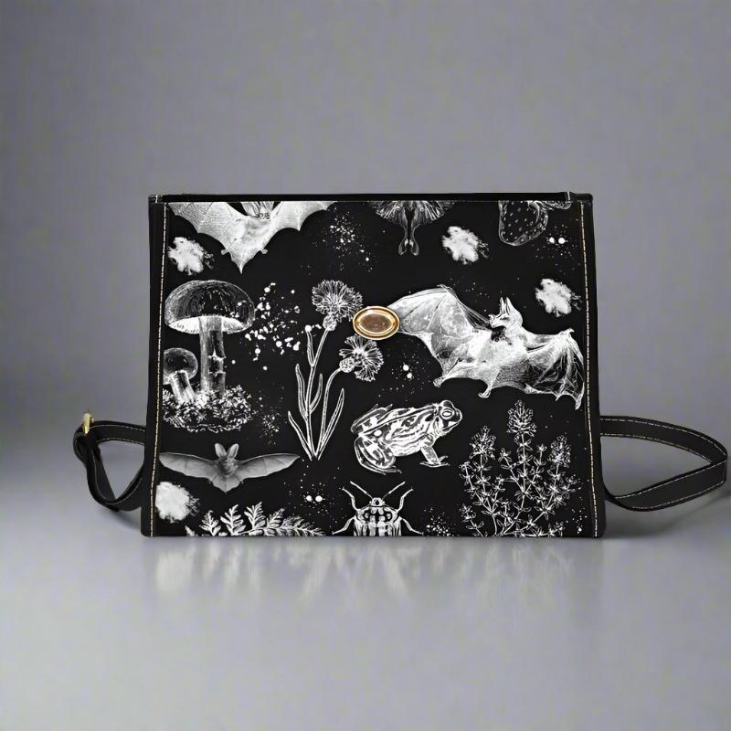 Dark Cottagecore Satchel Bag