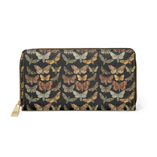 Moth Print Vegan Wallet