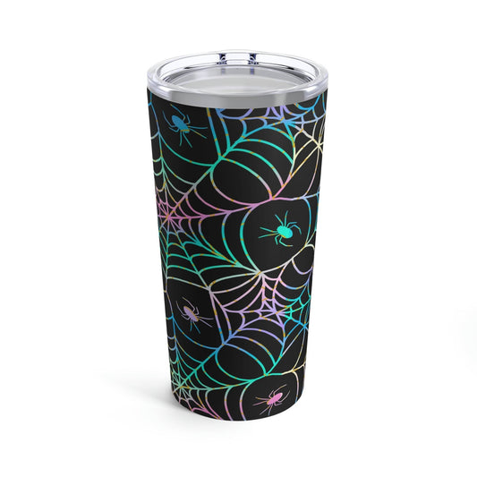 Multicolored Spider Web 20 oz Tumbler