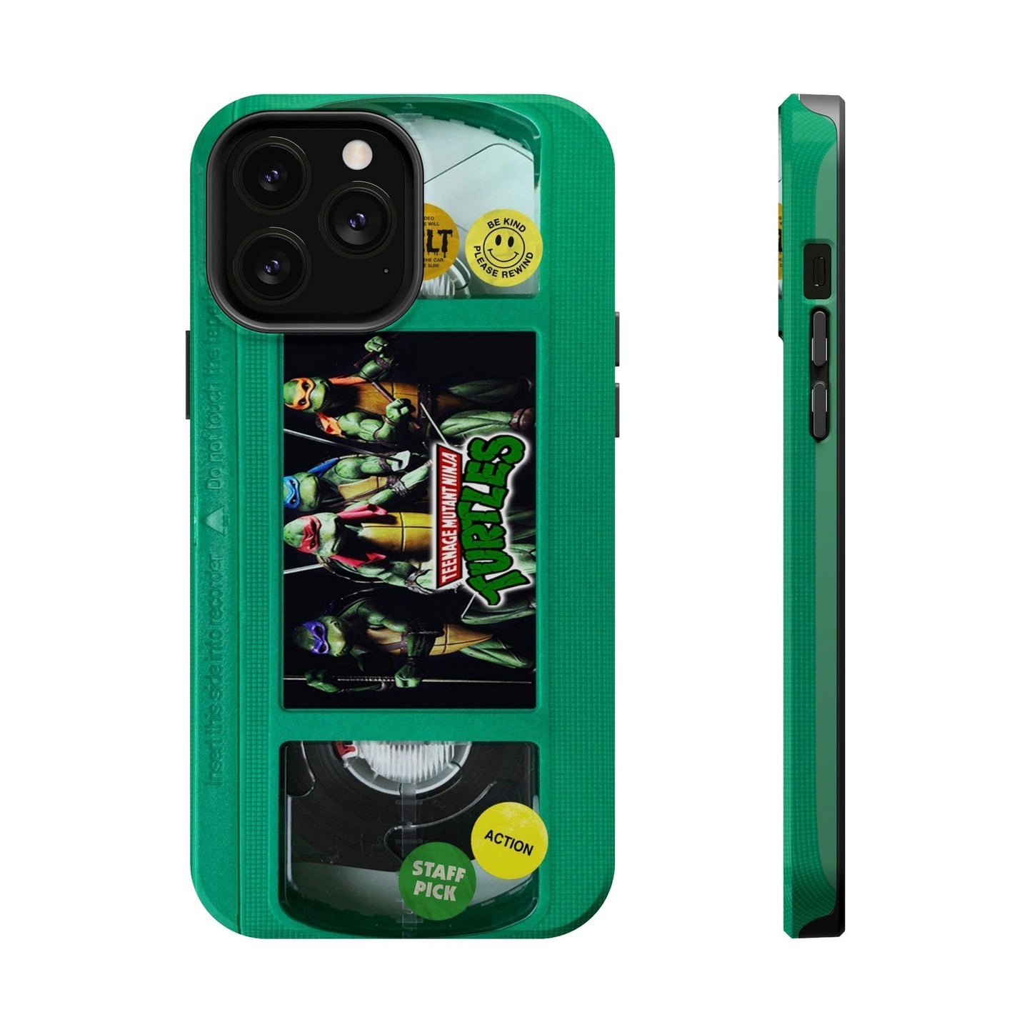 Teenage Turtles Green Edition MagSafe Impact Resistant VHS Phone Case