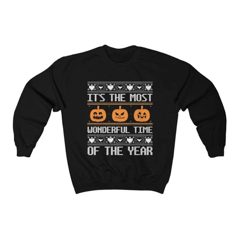 Most Wonderful Time Halloween Crewneck Sweatshirt