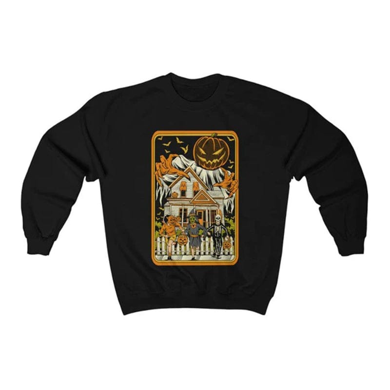 Haunted Pumpkin Crewneck Sweatshirt