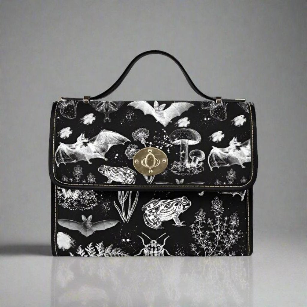 Dark Cottagecore Satchel Bag