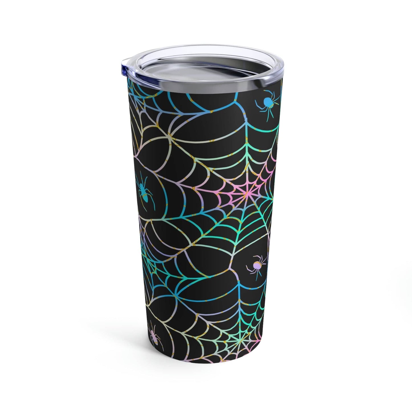Multicolored Spider Web 20 oz Tumbler
