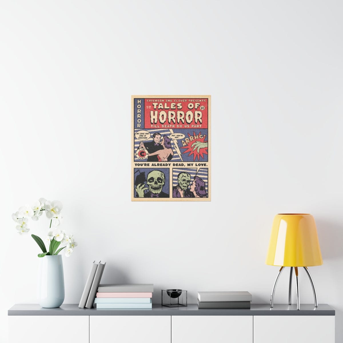 Horror Comic Poster Print