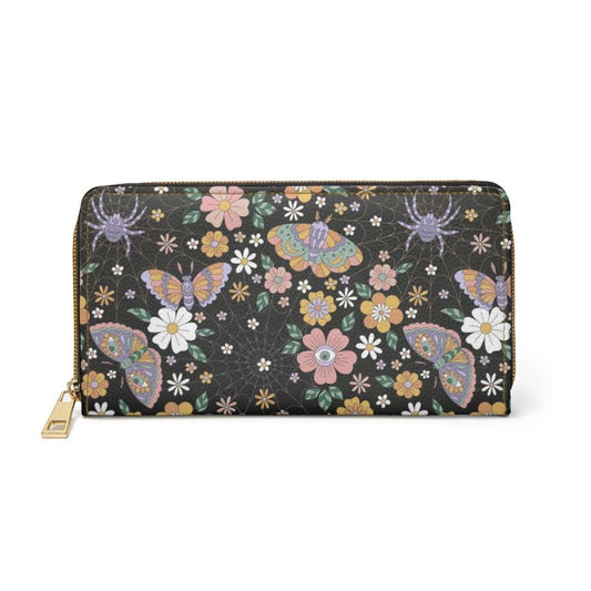 Psychedelic Spooky Zipper Wallet