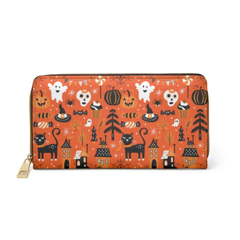 Spoopy Zippered Wallet