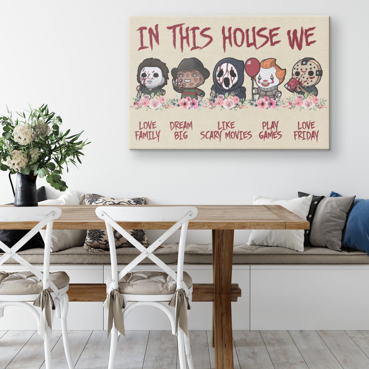 In this House Matte Canvas Wall Art