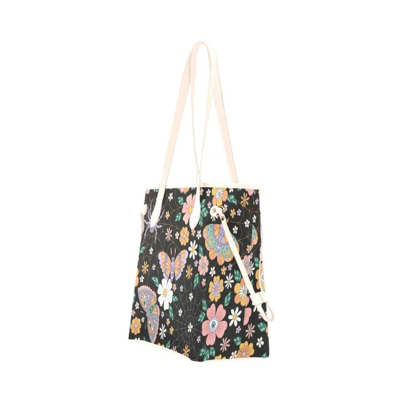 Psychedelic Spooky Canvas Tote Bag