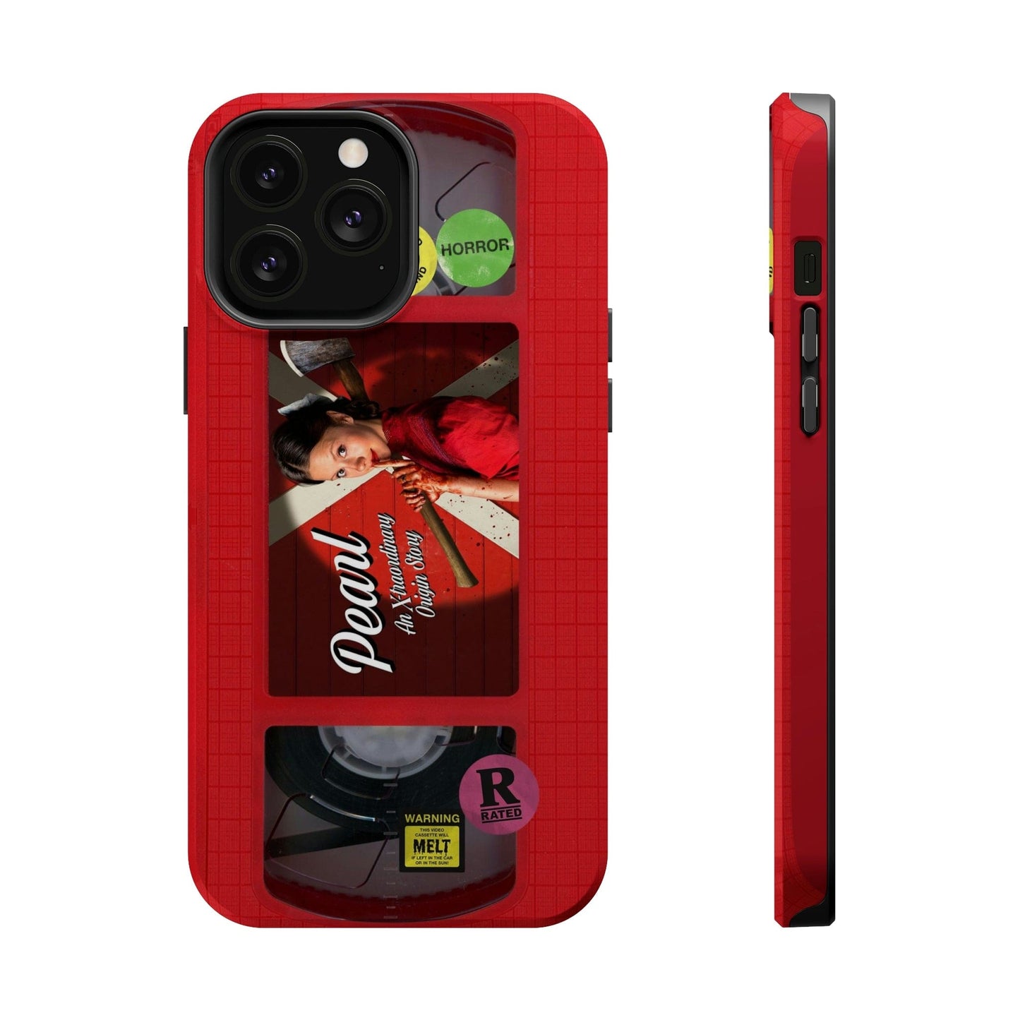 Pearl Red MagSafe Impact Resistant VHS Phone Case