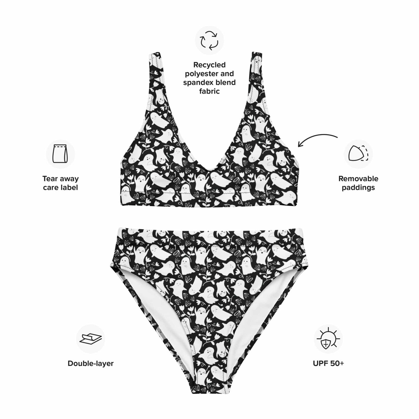 Ghostly High-waisted Bikini