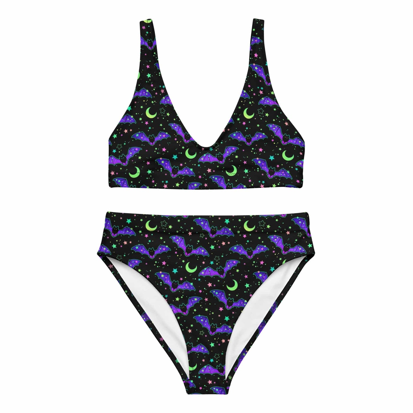 Luna Bats High-waisted bikini