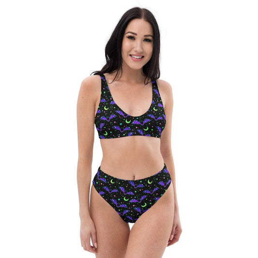 Luna Bats High-waisted bikini