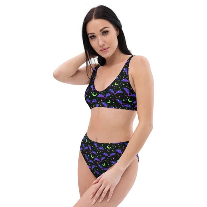 Luna Bats High-waisted bikini
