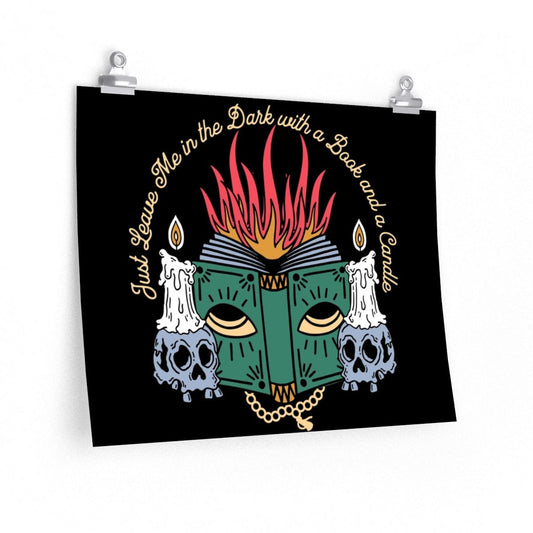 Book and a Candle Poster Print