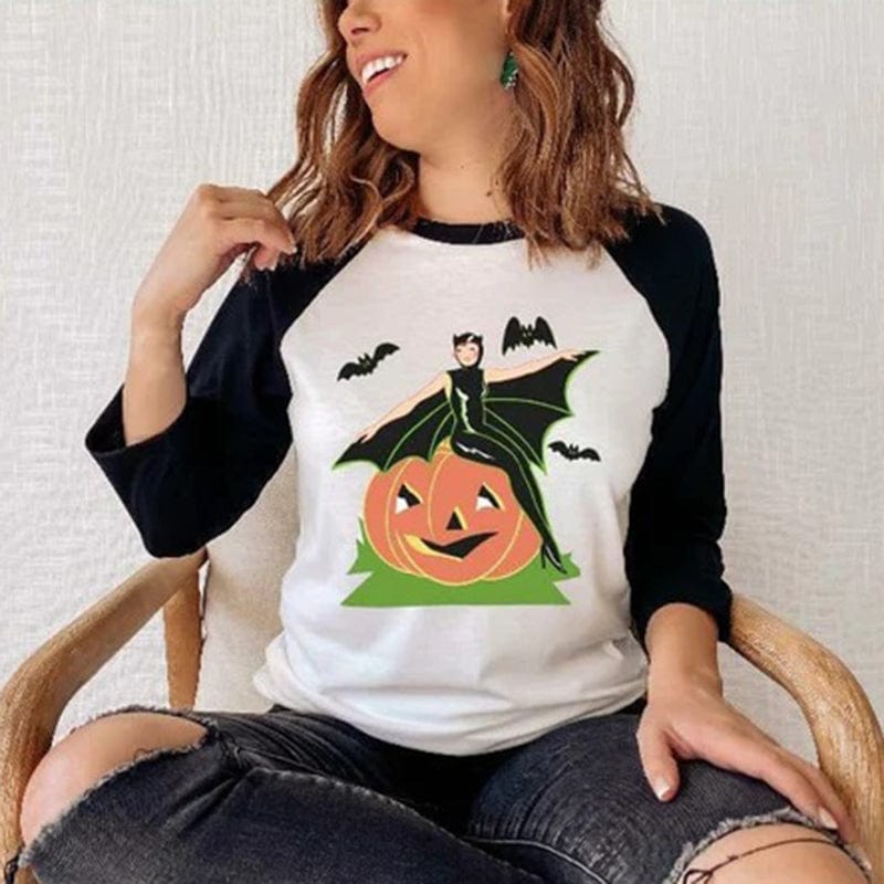 Batgirl 3/4 Sleeve Raglan Tee