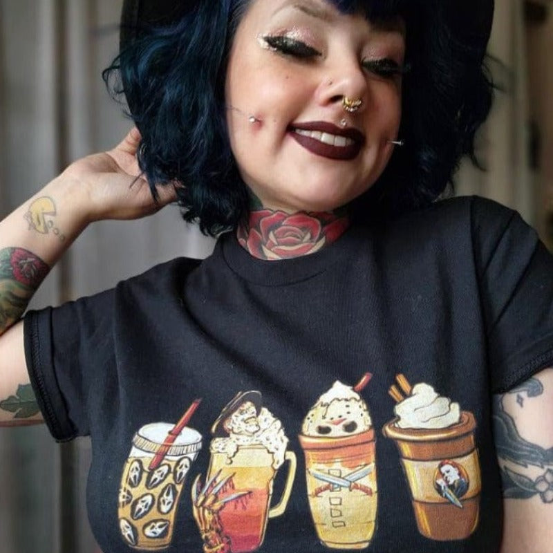 Horror Coffee Crew Tee