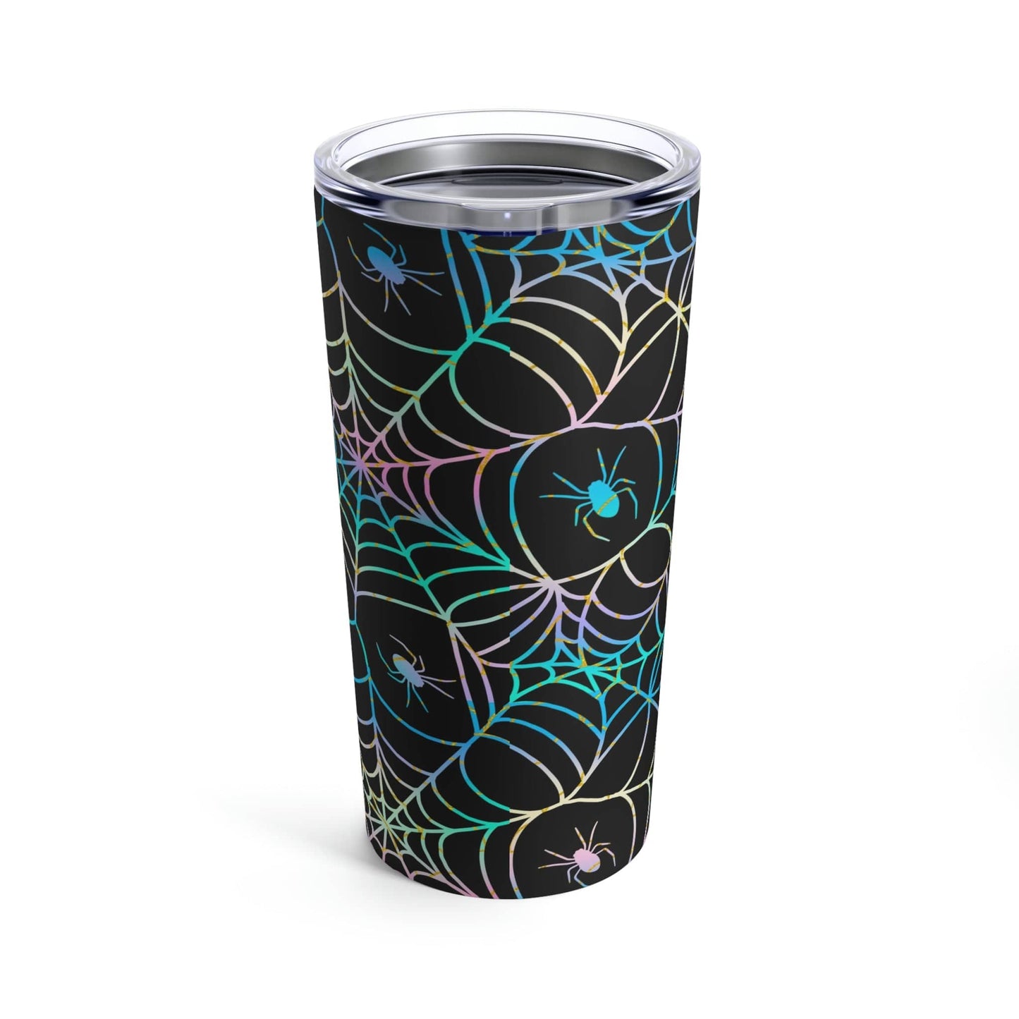 Multicolored Spider Web 20 oz Tumbler