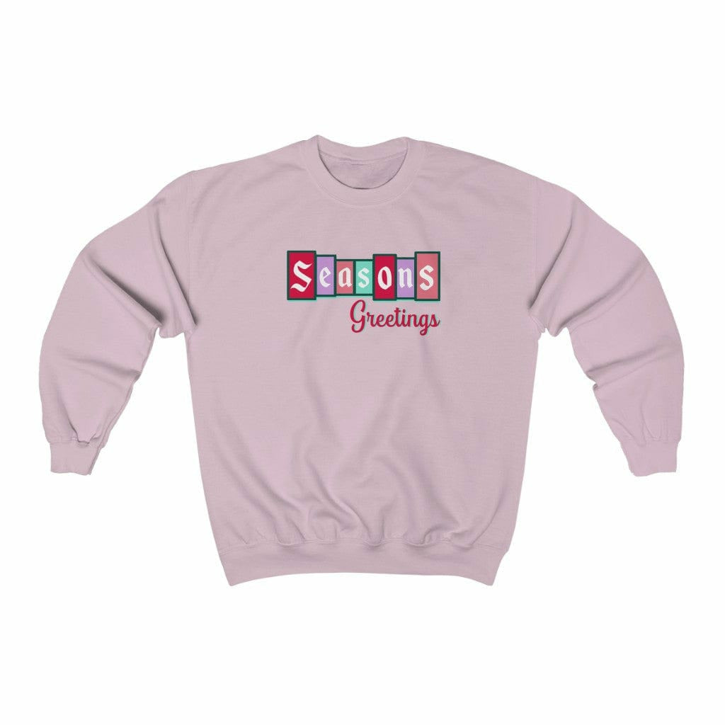 Retro Season's Greetings Magic Castle Crewneck Sweatshirt