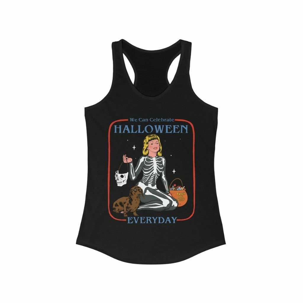 We Can Celebrate Halloween Everyday Racerback Tank