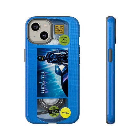 The Wraith Blue Edition Impact Resistant VHS Phone Case