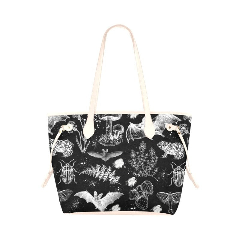 Dark Cottagecore Canvas Tote Bag