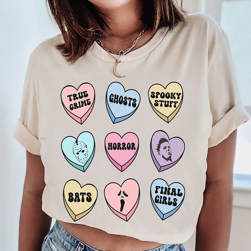 Valloween Conversation Hearts Tee