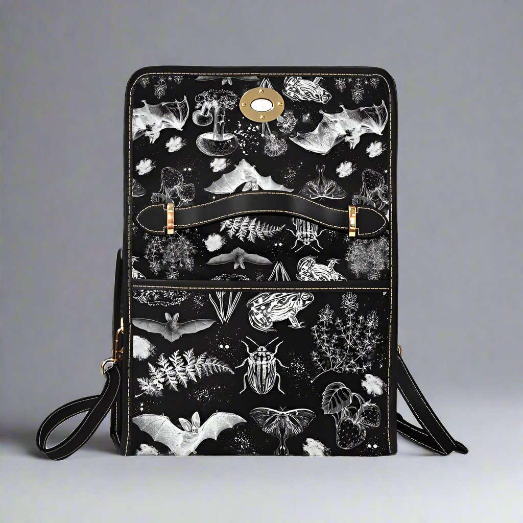 Dark Cottagecore Satchel Bag