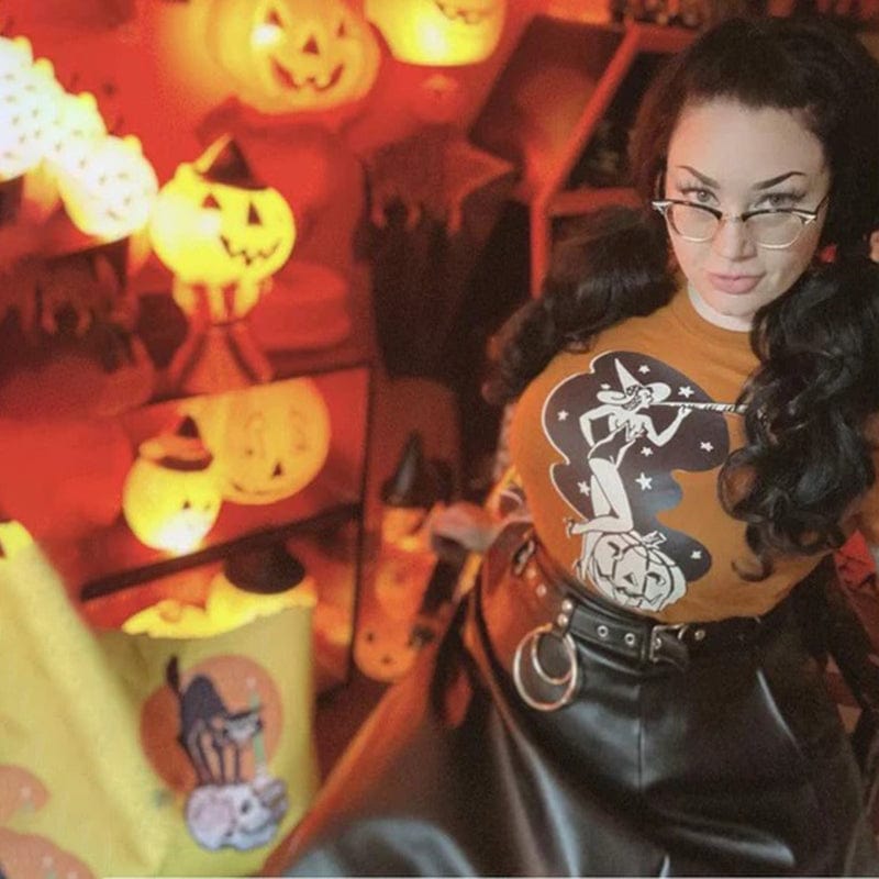 Deco Pumpkin Queen in Black