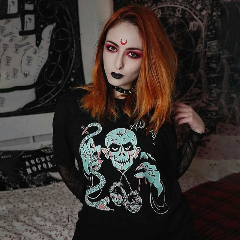 Spooky Shrunken Heads Tee