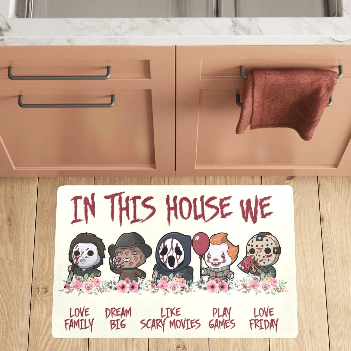 In This House Kitchen Mat 32"x20"