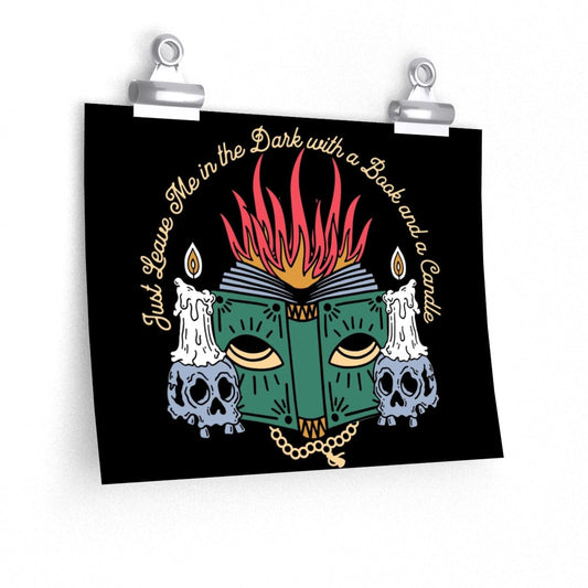 Book and a Candle Poster Print